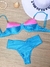 Biquini Efeito Lipo - Azul/Rosa - Jess Beachwear