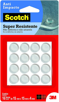 ADESIVO PROTETOR ANTI IMPACTO BATER MAÇANETA PORTA 24 PEÇAS 8 MM