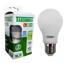 Lâmpada LED 4,9W TKL 30 Taschibra Luz Branco 6500K Luz Branca