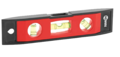 Nível plástico com base magnética 6 Pol