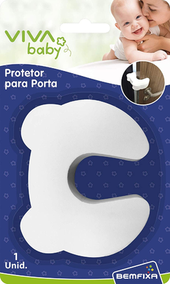 PROTETOR PARA PORTA - EM EVA, VIVABABY, BRANCO