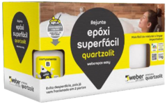 Rejunte epóxi superfácil quartzolit - Branco