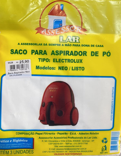 Saco Descartável para Aspirador de Pó Electrolux Listo/Neo