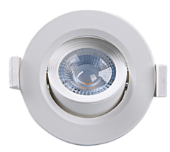 Spot Led Embutir Redondo MR16 5W 3000K 38º Alltop Taschibra