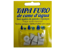 TAPA FURO PARA CANO D'ÁGUA 05 UNIDADES - OIDIC