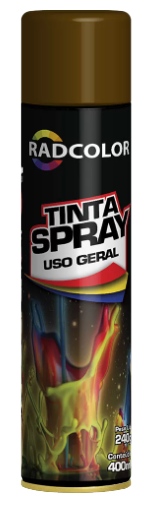 Tinta Spray Acrílica Uso Geral Marrom 400ml/ 240g