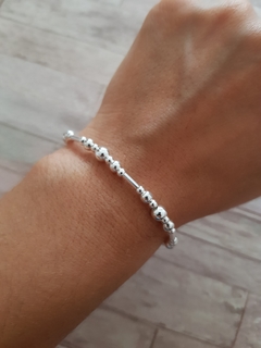 PULSERA DE ACERO BLANCO en internet