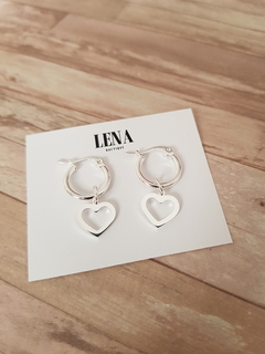 ARGOLLAS CON DIJE CORAZON CALADO AB - Lena Boutique