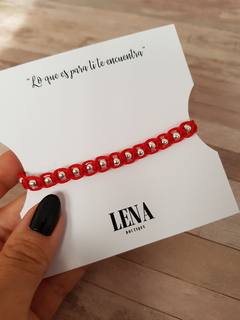 PULSERA DE HILO ROJO Y AB - comprar online