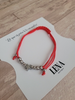 PULSERA DE HILO ESTRELLA MACIZA AQ - comprar online