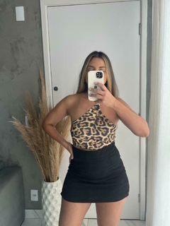 Cropped Animal Print- um obro só