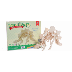Quebra-cabeça Desafio 3D - Estegossauro