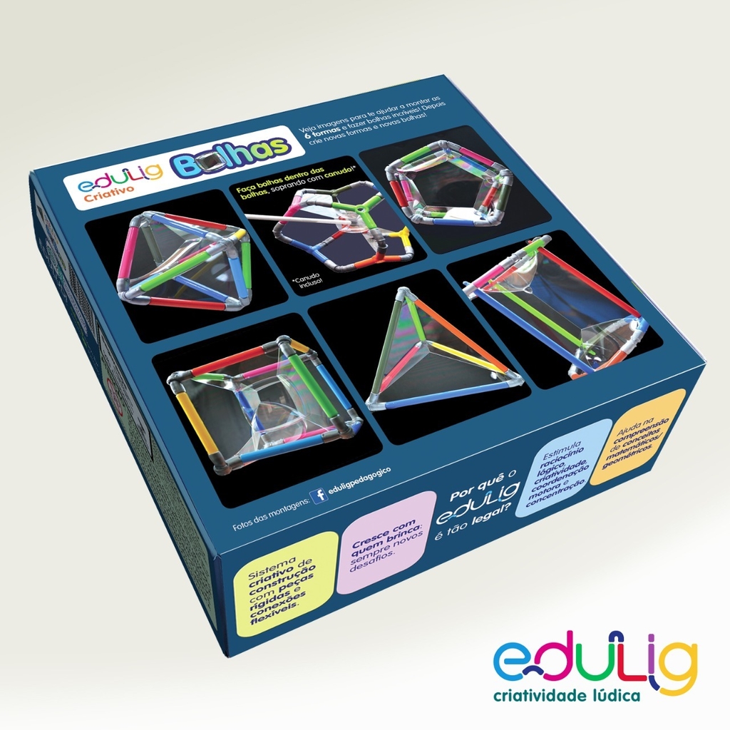 Quebra-cabeça Edulig Puzzle 3D Bola 10 - 90 peças e conexões - LKBF4A5C9 -  Edulig - Kits e Gifts