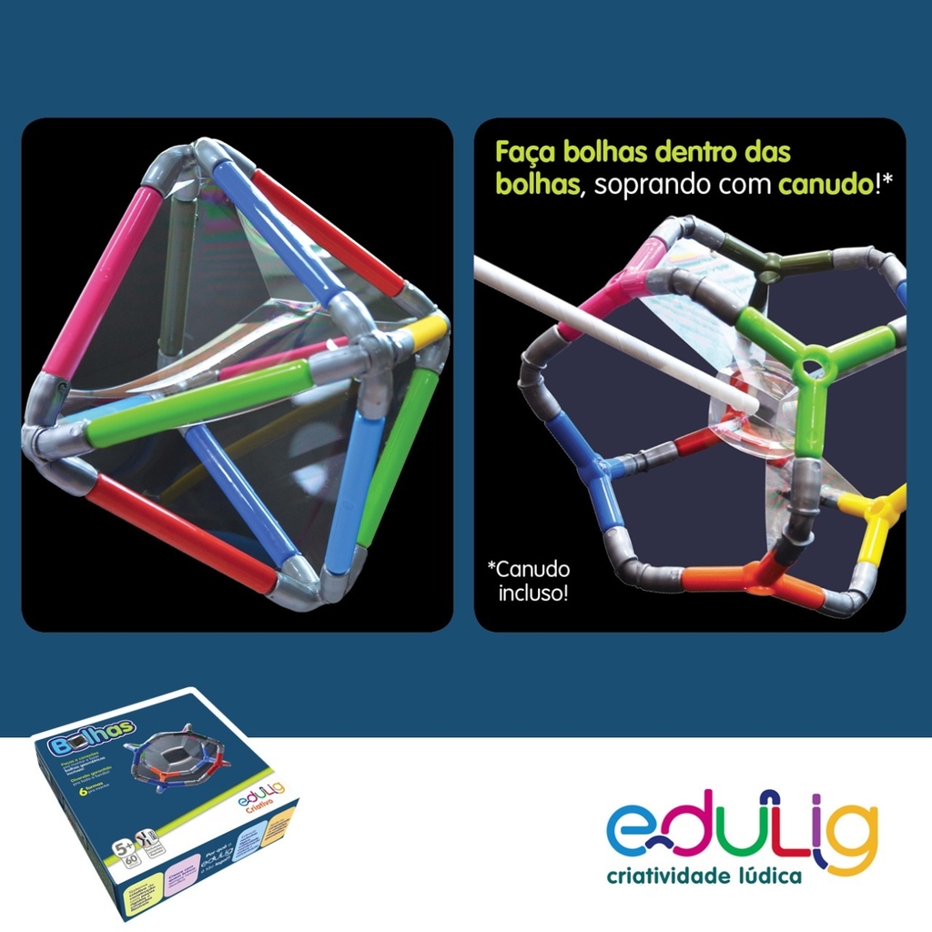 Quebra-cabeça Edulig Puzzle 3D Bola 10 - 90 peças e conexões - LKBF4A5C9 -  Edulig - Kits e Gifts