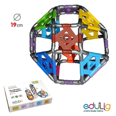 Quebra-cabeça Edulig Puzzle 3D Quadrados e Triângulos na internet