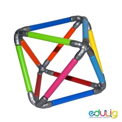 Quebra-cabeça Edulig Puzzle 3D Criativo Poliedros na internet