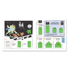 Quero fazer Origami - Macaco Verde - Gifts for Kids | Brinquedos educativos, Livros e Gift Box