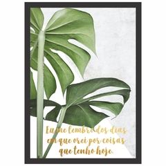 Quadro costela de adão - frase orei 39x58cm