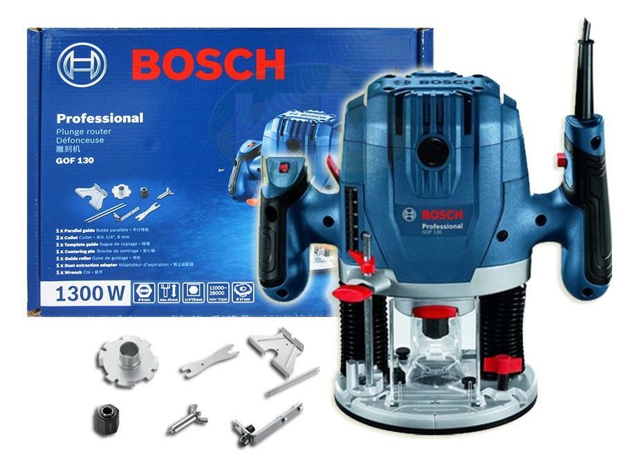 Fresadora Bosch Gof 130 1300w 220v ✓Eficiencia mejorada gracias a la  función Constant Speed y al excelente rendimiento del motor ✓Ideal…