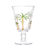 CJ 6 TAÇAS DE CRISTAL PALM HAND PAITING 240ML - comprar online