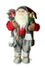 Papai Noel em Pé - Vermelho/Cinza - 30cm