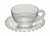Conjunto de 4 Xícaras para Café com Pires Daisy em Cristal 80ml - Wolff - comprar online