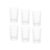 ￼Jogo 6 Copos Vidro Vinho Água Resistente Bico Abacaxi 370ml Mesa Posta - comprar online