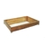 BANDEJA ESPELHADA 33X23X5,5 PES DE METAL PINUS LUXO