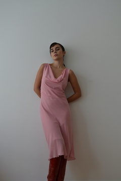 vestido pink midi en internet