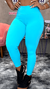 Calça Legging Azul Mar Bella Moda Fitness Macapa