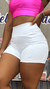 Short Zero Transparencia Branco Bella Moda Fitness Macapa