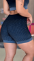  Short Fitness em Degradê Preto da Zee Rucci Bella Moda Fitnnes Macapa-Ap