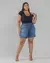 SHORTS FEM PLUS SIZE UNICA 48