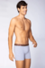 Cueca Lupo AM Boxer P CINZA MESCLA - comprar online