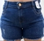 SHORTS FEM 1/2 COXA PLUS SIZE UNICA 48