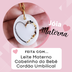 Jóia Oval com Leite Materno - comprar online