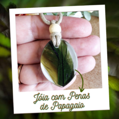 Jóia Penas de Papagaio - comprar online