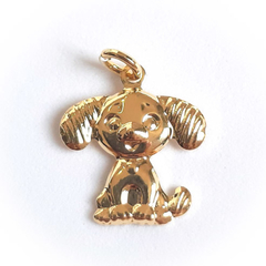 Pingente Cachorrinho Banhado a Ouro - comprar online