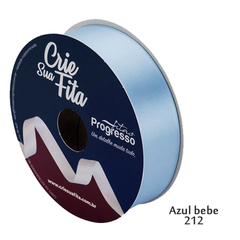 Fita Cetim Personalizada 10mm Rolo c/50mts Progresso - comprar online