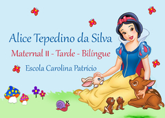 ESCOLAR BRANCA DE NEVE 3