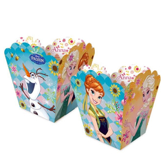 CACHEPOT PAPEL C/8 FROZEN FEVER REGINA FESTAS