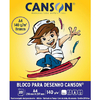 BLOCO CANSON A4 DESENHO BRANCO 140G 20FLS