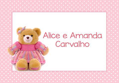 CARTÃO PERSONALIZADO P/PRESENTE RETANGULAR R-011 - comprar online