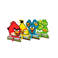 DECORACAO MESA C/8 ANGRY BIRDS