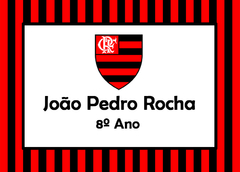 ESCOLAR FUTEBOL VERMELHO E PRETO 12