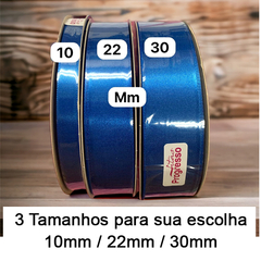 Fita Cetim Personalizada 10mm Rolo c/50mts Progresso