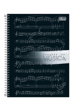 CADERNO MUSICA ESPIRAL TILIBRA