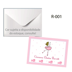 CARTÃO PERSONALIZADO P/PRESENTE RETANGULAR R-001