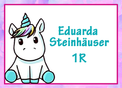 ESCOLAR UNICORNIO MODELO 19