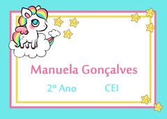 ESCOLAR UNICORNIO MODELO 37